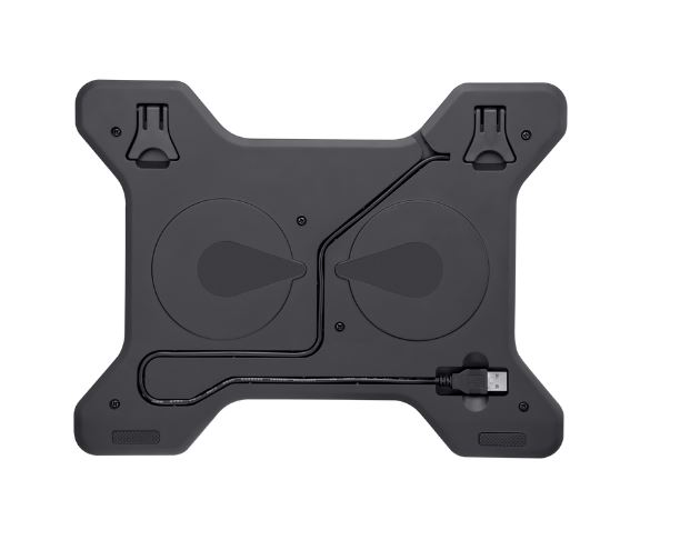 TRUST Base refrigeración Xstream Breeze para portátiles hasta 16'' Usb 2 ventiladores negro 17805