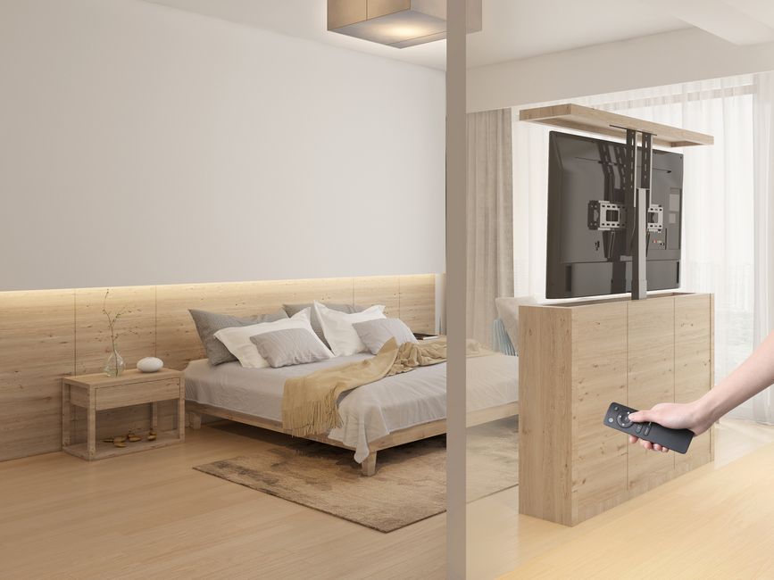 Soporte de suelo motorizado TV 37"-65 EQUIP