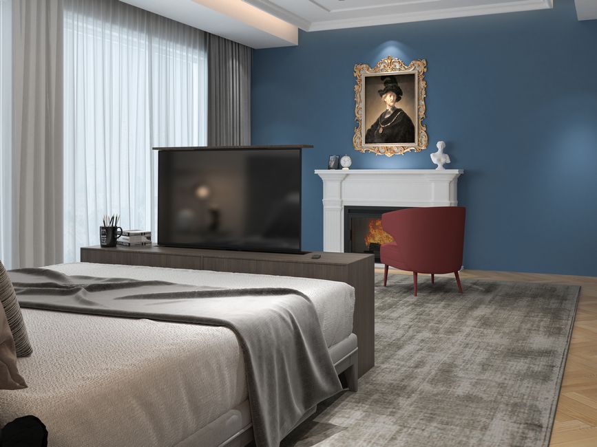 Soporte de suelo motorizado TV 37"-65 EQUIP