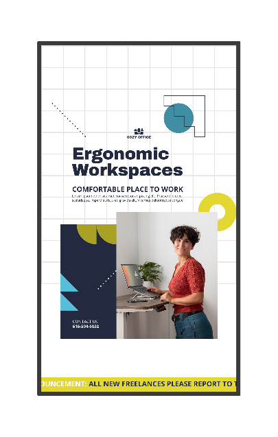 Monitor señalización digital CLEVER 43" CL PRO UHD 16/7 450Cd/m² Android 11