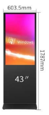PANTALLA TOTEM 43" Yovisual (no táctil)