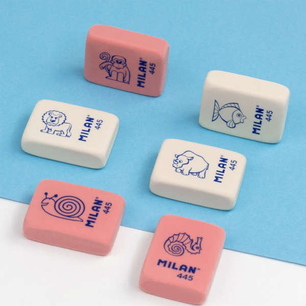 MILAN 445 goma borrar_animalitos