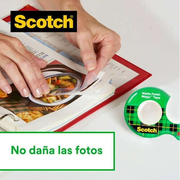 3M SCOTCH MAGIC rollo cinta adhesiva invisible 33x19_006