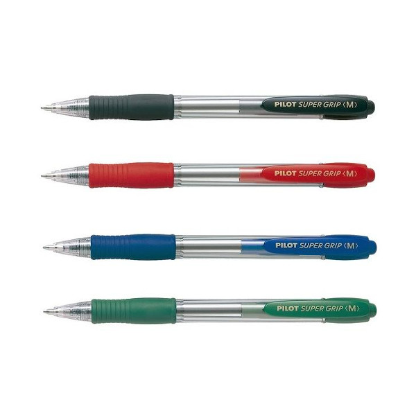 BOLIGRAFO PILOT SUPER GRIP BP-GP VERDE 
