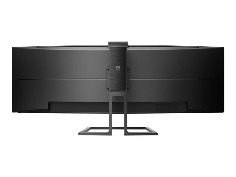 Philips Brilliance P-line 499P9H - Monitor LED  curvado - 49" (48.8" visible) - 5120 x 1440 Dual Quad HD @ 60 Hz - VA - 450 cd/m² - 3000:1 - Display HDR 400 - 5 ms - 2xHDMI, DisplayPort, USB-C - altavoces - negro con textura