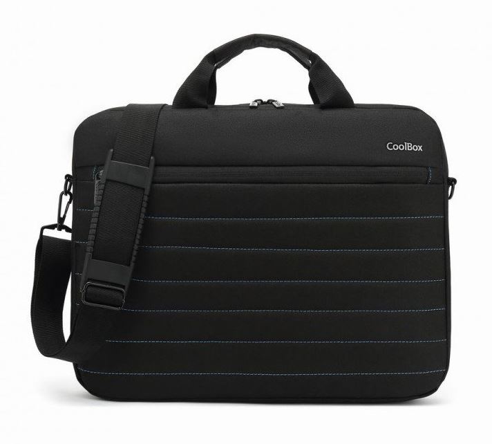 Maletin Portatil 15.6" Coolbox Negro-Impermeable