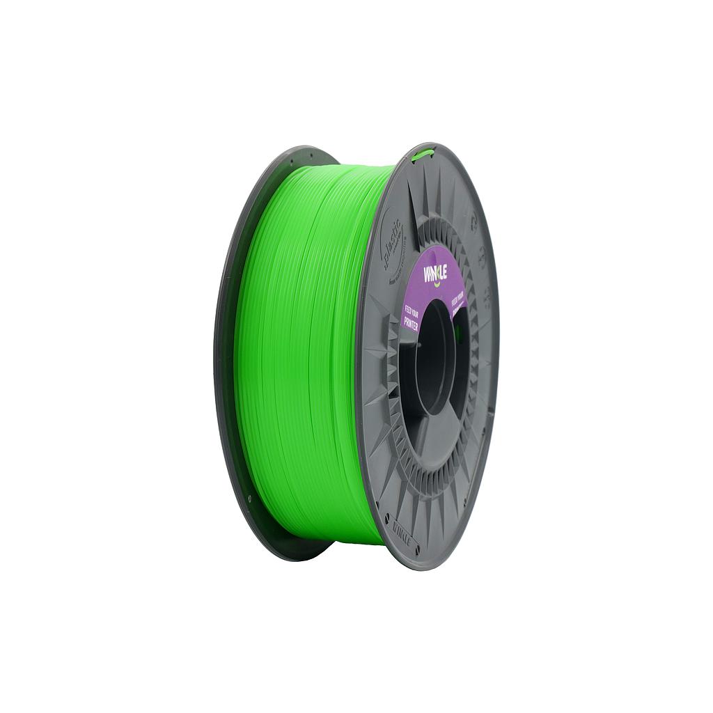 Filamento 3D PLA - Diametro 1.75mm - Bobina 1kg - Color Verde Fluorescente
