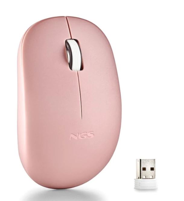 Raton Fogpro Inalambrico Rosa NGS