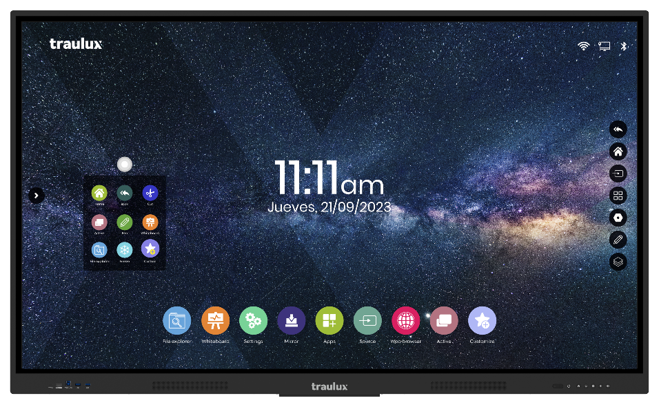 Monitor Interactivo TRAULUX 86" PERFORMANCE (5 Years Warranty)