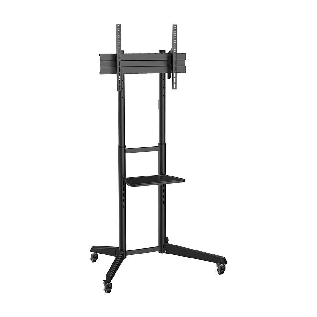 SOPORTE SUELO RUEDAS BANDEJA DVD PANTALLA 50KG 37-70