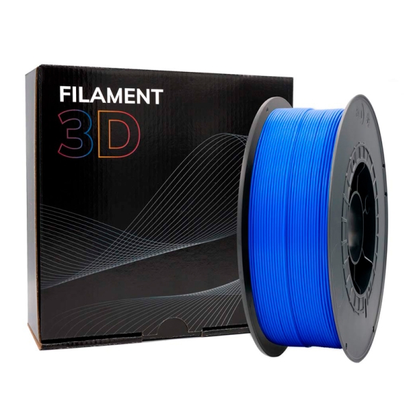 Filamento 3D PLA - Diametro 1.75mm - Bobina 1kg - Color Azul Oscuro