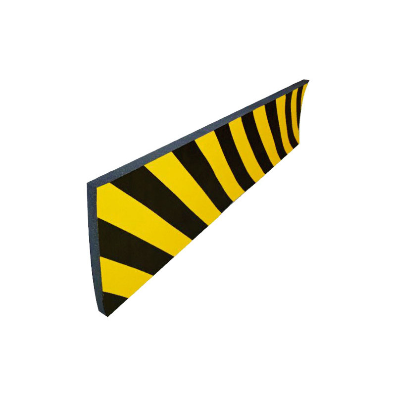 VISO Protector columnas 1500X1000X20 Amarillo/Negro Gomaespuma Adhesivo PU1502NJ -