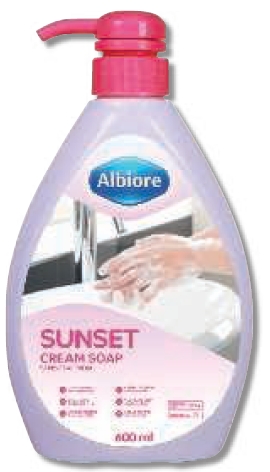 ALBIORE JABON PARA MANOS Y CUERPO SENSITIVE 600ml SIN PARABENOS CS2039