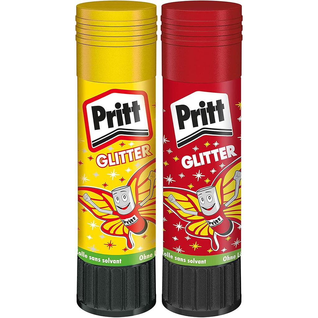 BARRA DE PEGAMENTO PRITT GLITTER con purpurina 20grs R.2054310
