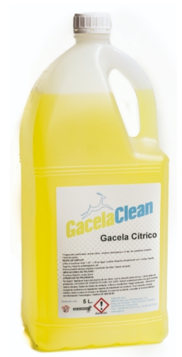 Garrafa 5 litros LIMPIASUELOS CITRICO GACELA CLEAN