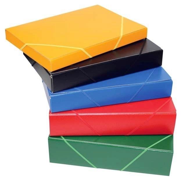 CARPETA PROYECTO CARTÓN GOFRADO 34x23,5x7cm LOMO 7 CM AZUL Ref. 2207AZ