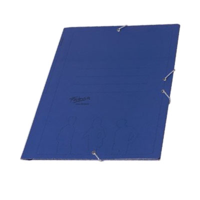 CARPETA DE CARTON AZUL FOLIO CON GOMAS Y SOLAPAS MARIOLA Ref. 1085