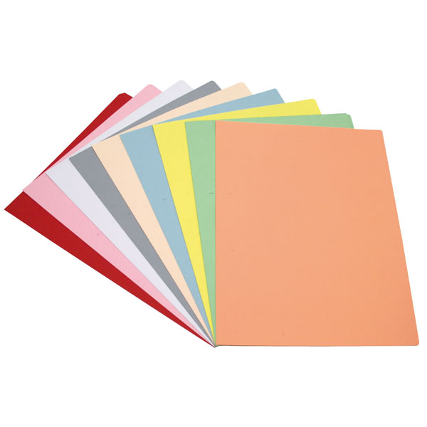 PACK 50 SUBCARPETAS A4 180grs NARANJA SEPIA PASTEL GRAFOPLAS Ref. 00017266