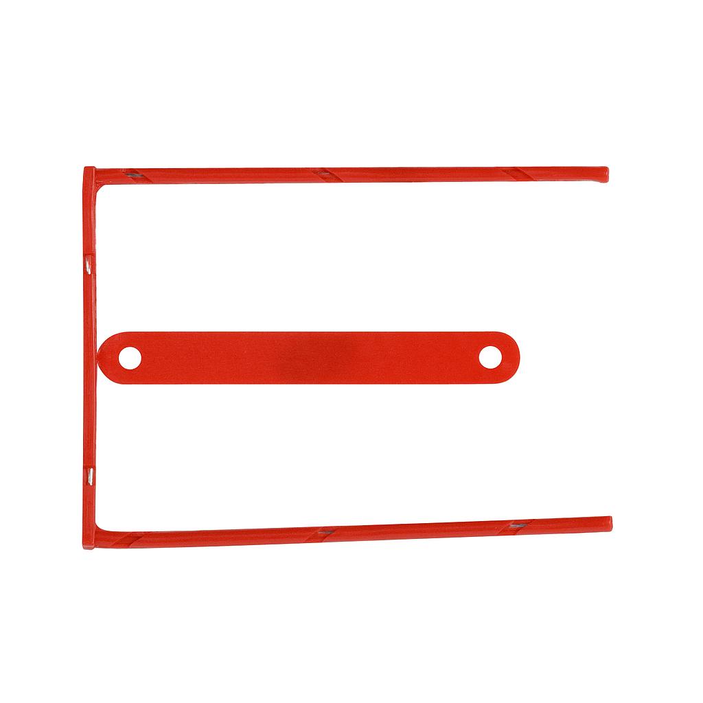 Caja de 100 ENCUADERNADORES PLASTICOS  FASTENER ROJOS FELLOWES Ref. 1189301