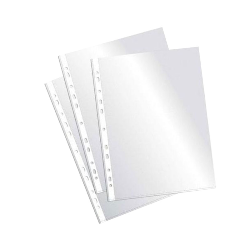 CAJA DE 100 FUNDAS MULTITALADRO PIEL NARANJA ESTANDAR 60mic FOLIO PARDO Ref. 6022