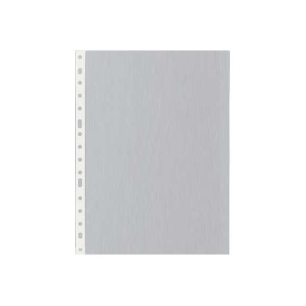 GRAFOPLÁS CAJA 50 FUNDAS MULTITALADRO PVC 100micras LOMO REFORZADO FOLIO Ref. 05590070