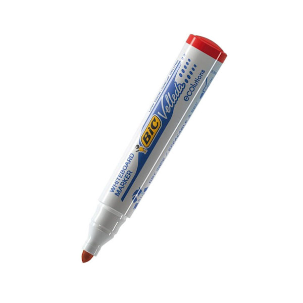 BIC VELLEDA ROTULADOR PIZARRA PUNTA REDONDA ROJO Ref. 1701 03