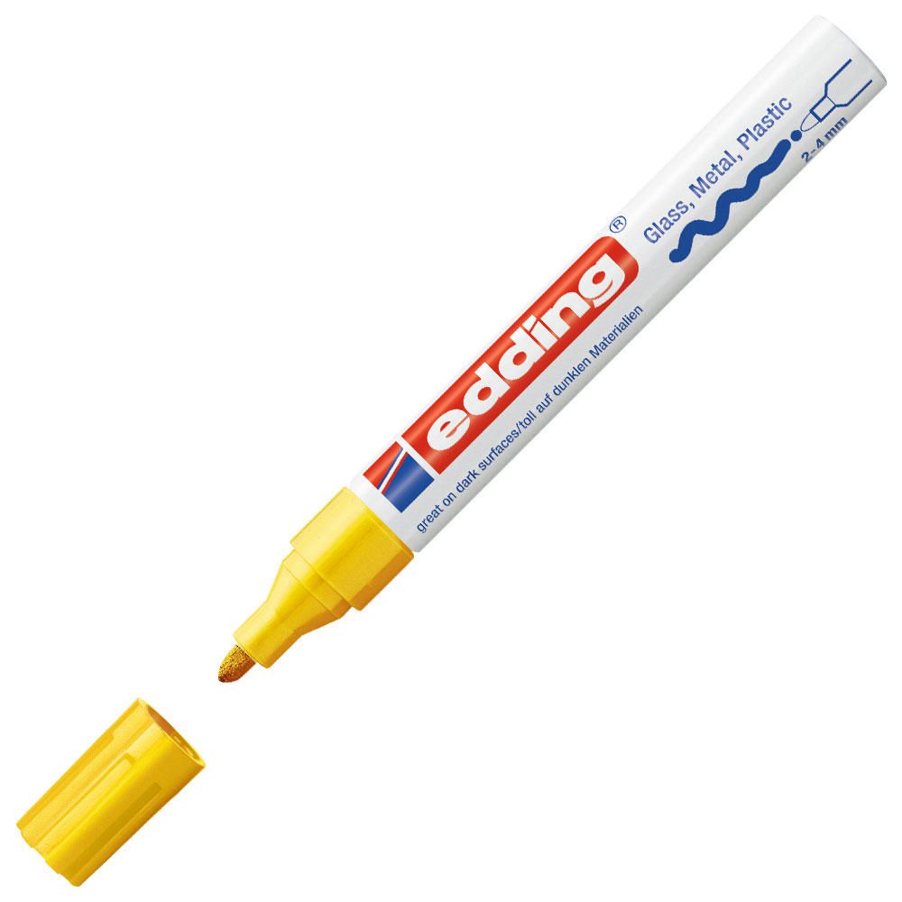 ROTULADOR PERMANENTE 2-4mm EDDING 750-05 AMARILLO