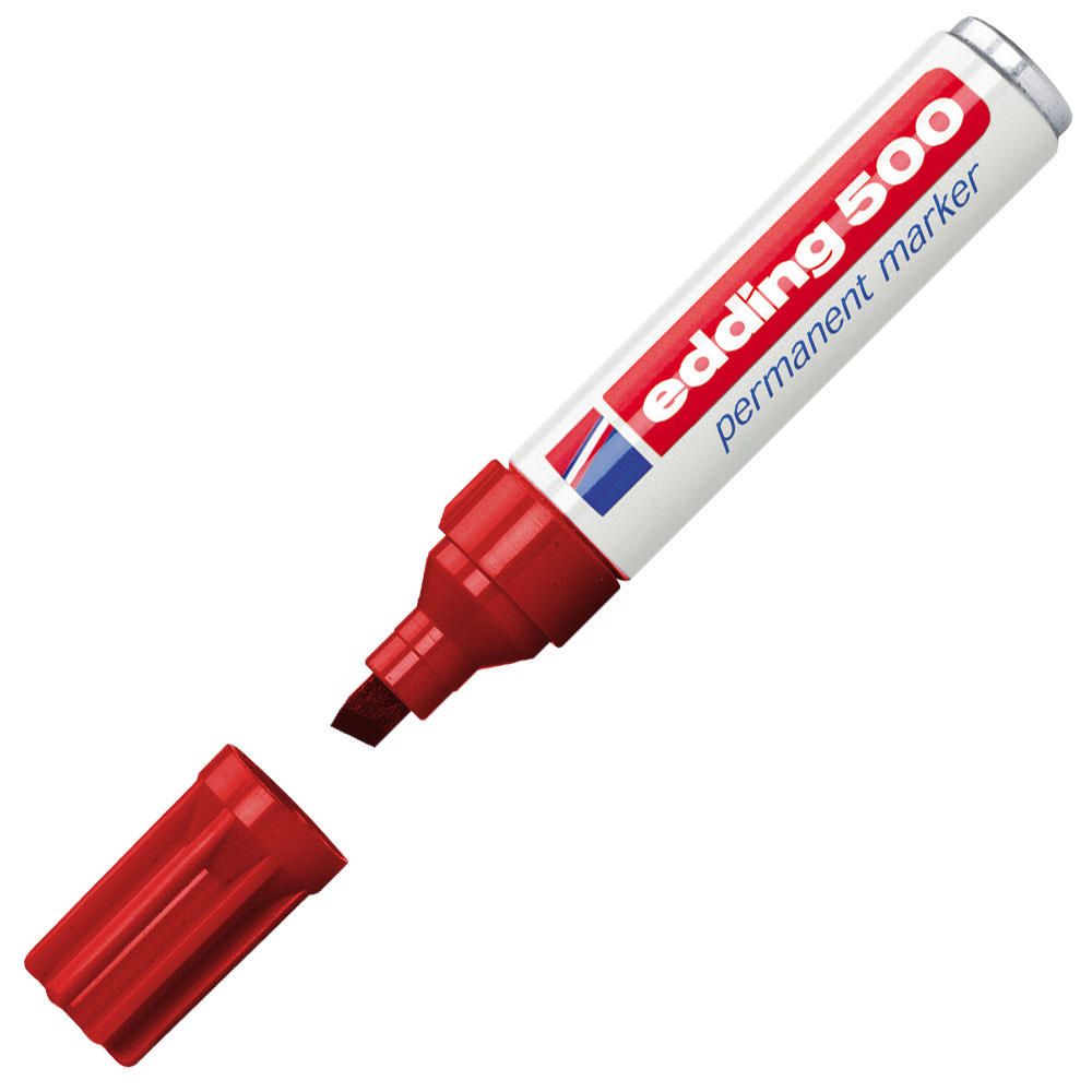 ROTULADOR PERMANENTE 3-4mm EDDING 550-02 ROJO
