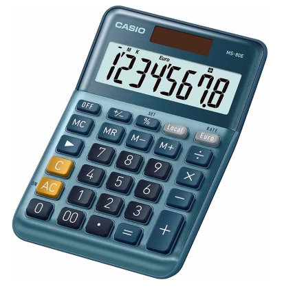 CALCULADORA SOBREMESA  8 DIGITOS CASIO MS-80E
