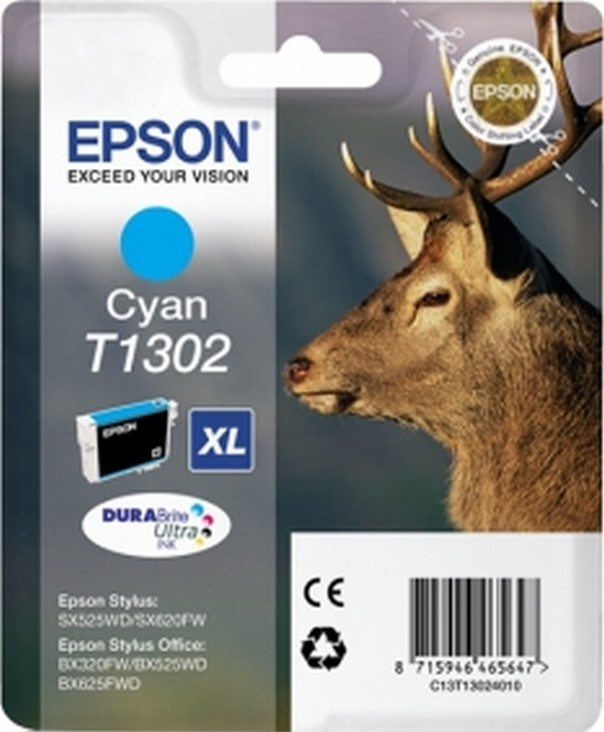 CARTUCHO CIAN EPSON Ref. T1302