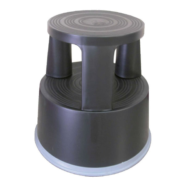 TABURETE DOS NIVELES CON RUEDAS RETRACTILES KF00633 Ref. 24640..