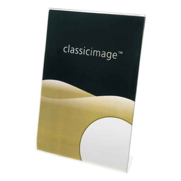 EXPOSITOR DE SOBREMESA FORMA DE L A4 VERTICAL Ref. 10904 CS TP