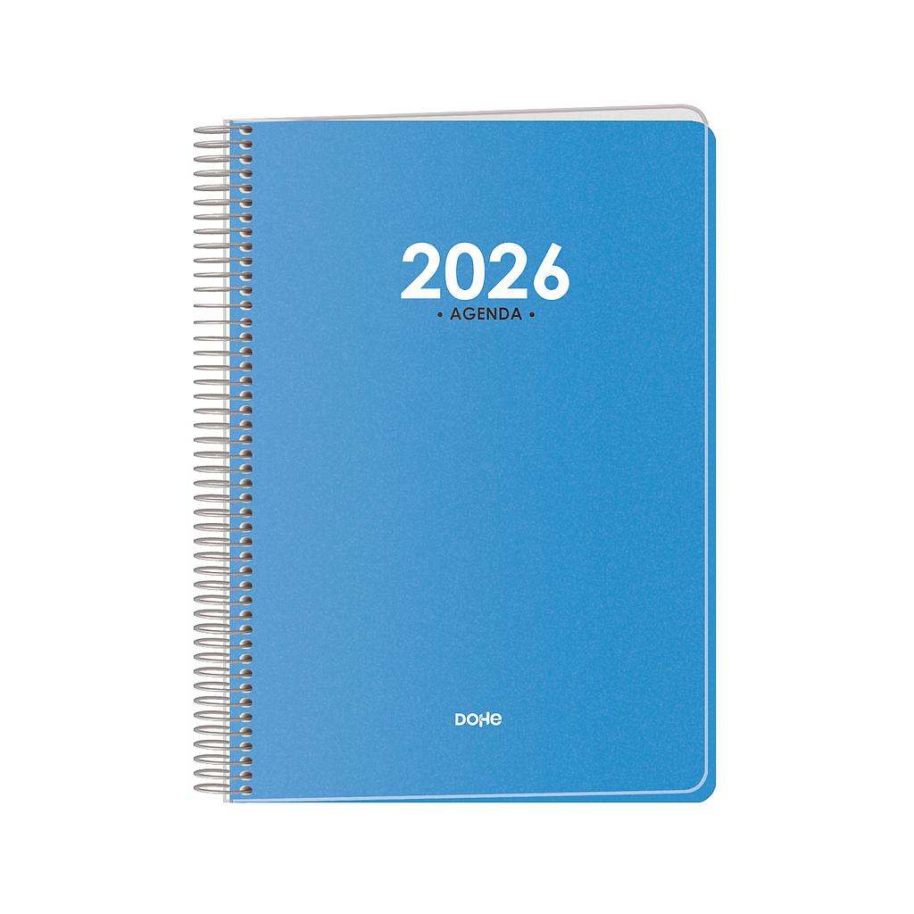 AGENDA ESPIRAL 15X21 D/P  METROPOLI AZUL Ref. 11636