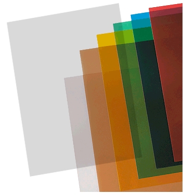 PAQUETE DE 100 TAPAS DE ENCUADERNACION PVC TRANSPARENTE 180 MICRAS A4