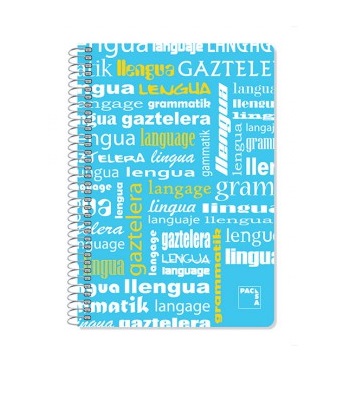 BLOC POLIPROPILENO FOLIO  80 HOJAS 90gr CUADRICULA 4x4 ASIGNATURAS PACSA Ref. 16494