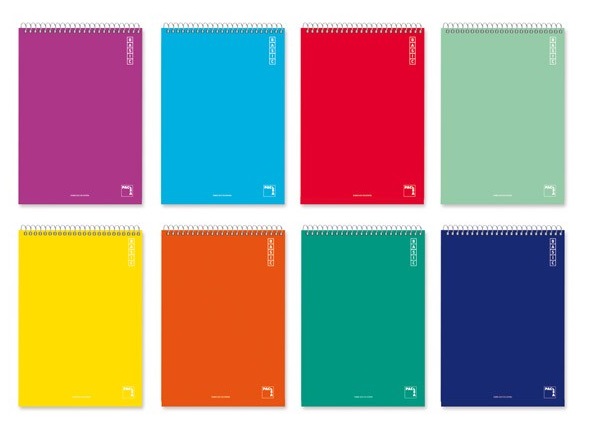 BLOC ESPIRAL TAPA CARTON 8º OCTAVO APAISADO (155x105m) Nº3 CUADRICULA 4x4 Ref. 783-6783 / 001137..