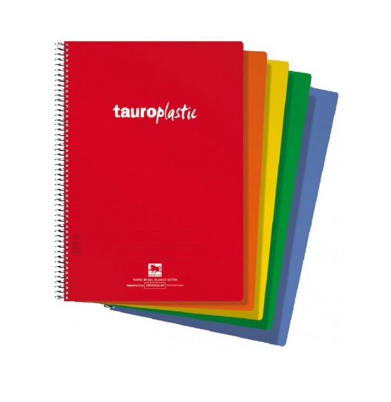 TAUROPLASTIC BLOC 80h 90grs TAPA POLIPROPILENO FOLIO HORIZONTAL Ref. 6286-90..