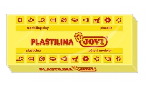 TACO PLASTILINA MEDIANO 150gr AMARILLO CLARO Ref. 7102