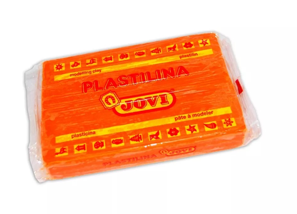 TACO PLASTILINA GRANDE 350gr NARANJA Ref. 7204