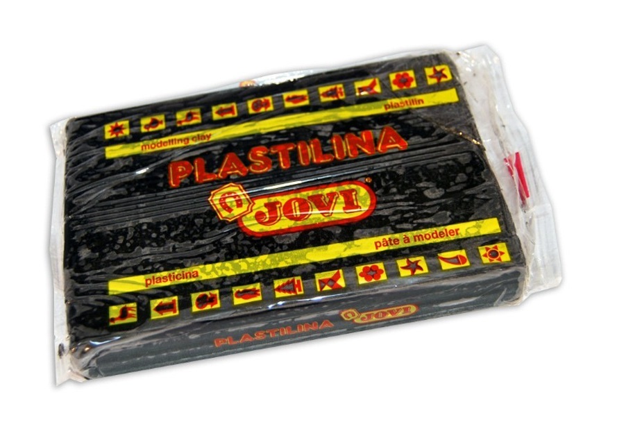 TACO PLASTILINA GRANDE 350gr NEGRO Ref. 7215