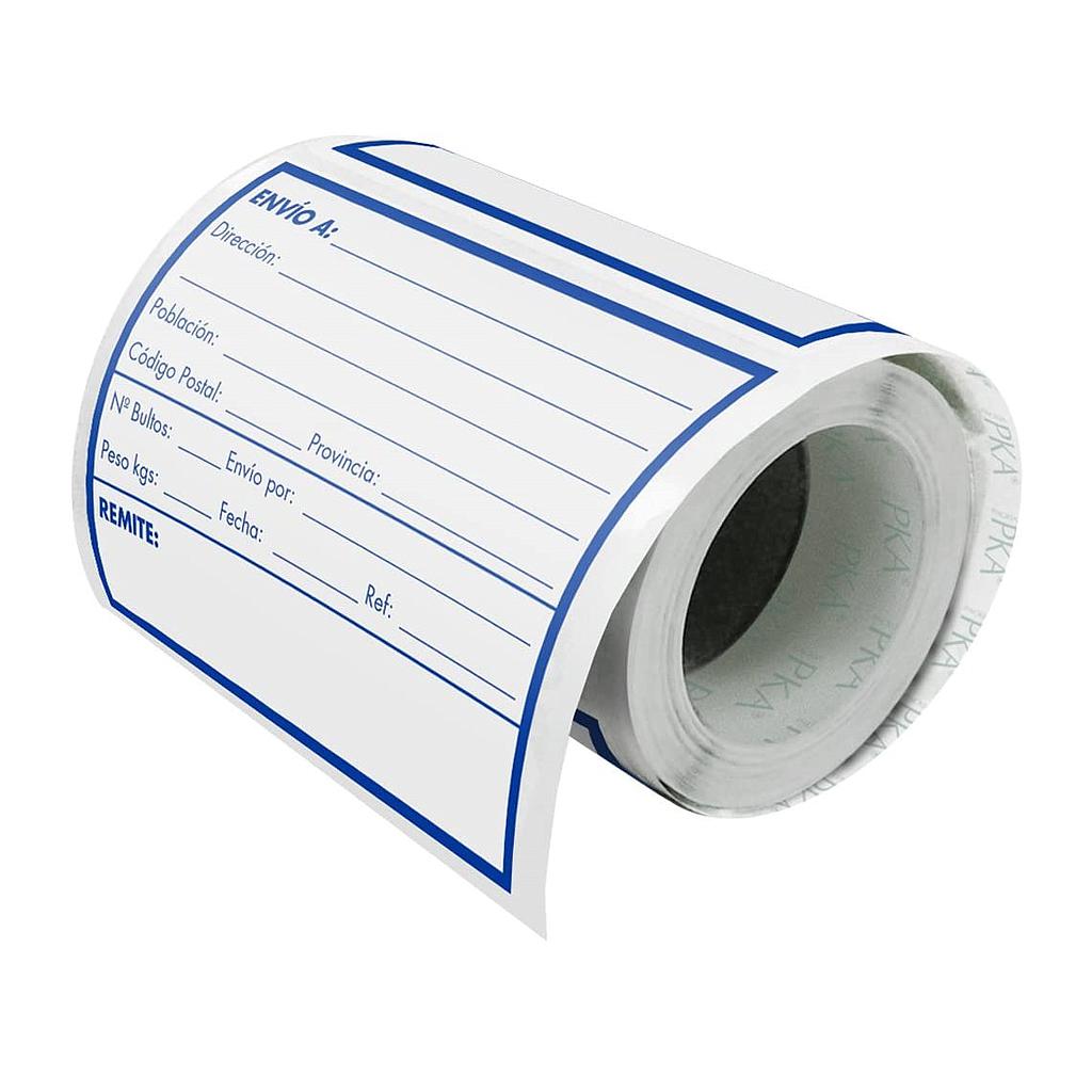 ROLLO de 200 ETIQUETAS ADHESIVAS de ENVIO 102x82mm DOHE Ref. 16413