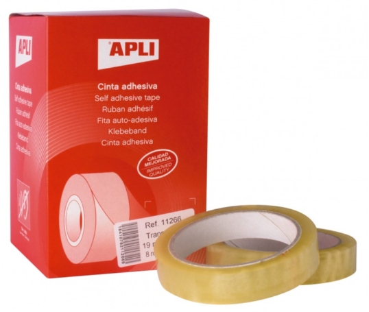 ROLLO CINTA ADHESIVA 66x19 APLI Ref. 11266