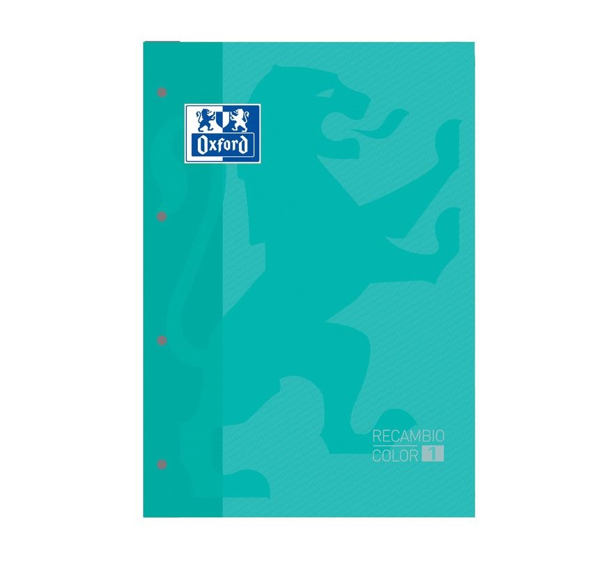 RECAMBIO 90gr 80 HOJAS A4+ 4A CUADRICULA 5X5 VERDE HIELO Ref. 400123680