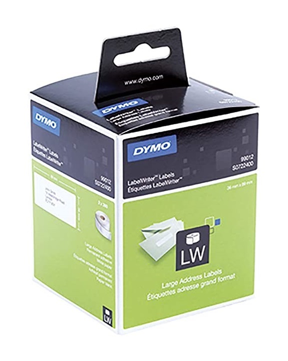 Pack de 2 ROLLOS de 260 ETIQUETAS ADH. 89x36mm DYMO Ref. S0722400