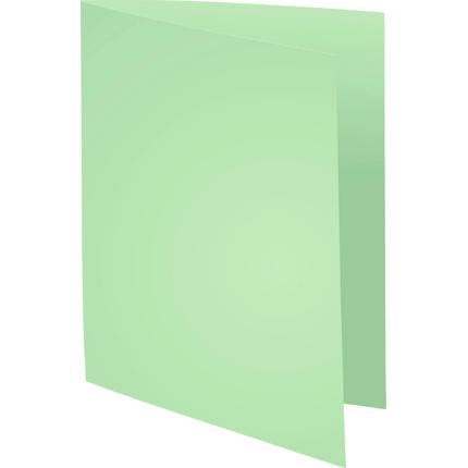 PACK 100 SUBCARPETAS A4 24X32cm 170grs COLOR VERDE Ref. 420004E