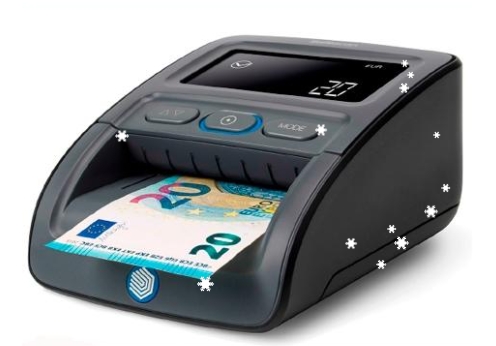 DETECTOR BILLETES FALSOS SAFESCAN 155S NEGRO Ref. 112-0668