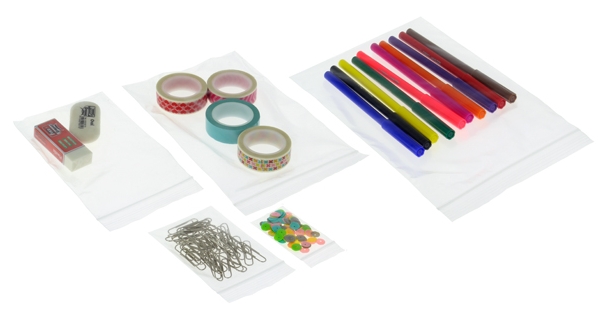 PAQUETE DE 100 BOLSAS MINIGRIP AUTO CIERRE G200 80x120mm