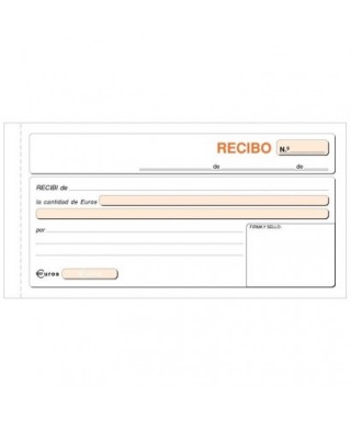 TALONARIO RECIBOS 2HE (ORIGINAL Y COPIA) LOAN Ref. T-60