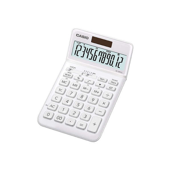 CASIO CALCULADORA SOBREMESA 12dig Blanco Ref. JW-200SC-WE-