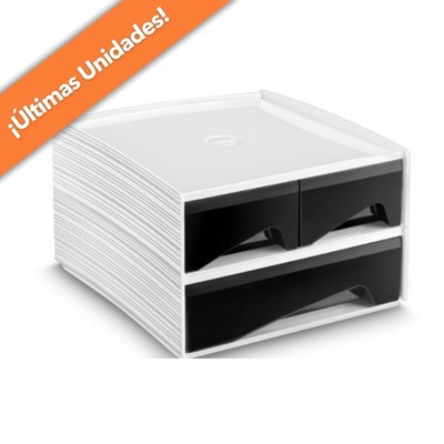 MODULO de cajones CEP MyCube 3-021 negro 18,5 (a) x 12 (h) x 18,6 (p) cm Ref. 1003210011  R.5034-